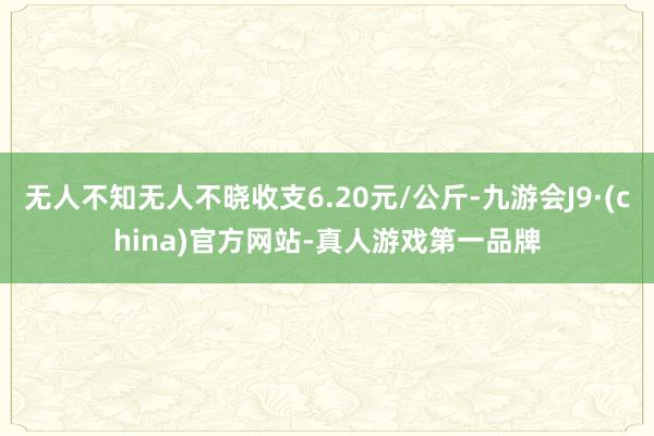 无人不知无人不晓收支6.20元/公斤-九游会J9·(china)官方网站-真人游戏第一品牌