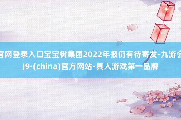 官网登录入口宝宝树集团2022年报仍有待寄发-九游会J9·(china)官方网站-真人游戏第一品牌