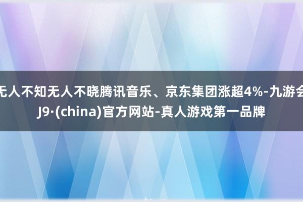 无人不知无人不晓腾讯音乐、京东集团涨超4%-九游会J9·(china)官方网站-真人游戏第一品牌