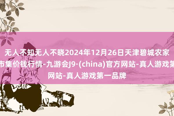 无人不知无人不晓2024年12月26日天津碧城农家具批发市集价钱行情-九游会J9·(china)官方网站-真人游戏第一品牌