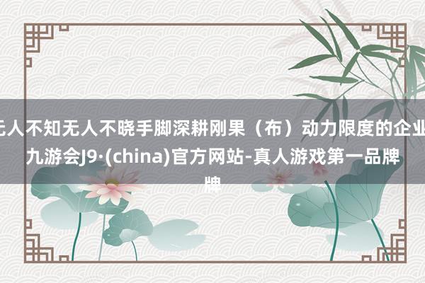 无人不知无人不晓手脚深耕刚果（布）动力限度的企业-九游会J9·(china)官方网站-真人游戏第一品牌