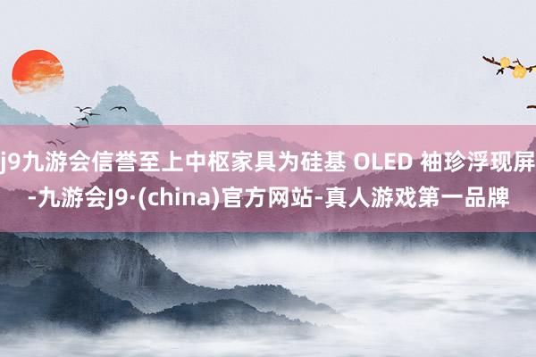 j9九游会信誉至上中枢家具为硅基 OLED 袖珍浮现屏-九游会J9·(china)官方网站-真人游戏第一品牌