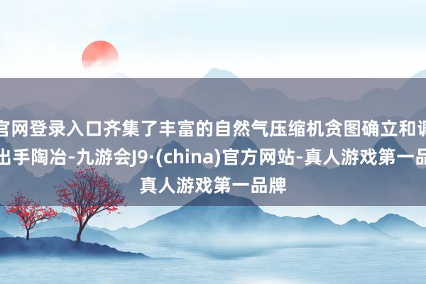 官网登录入口齐集了丰富的自然气压缩机贪图确立和调试出手陶冶-九游会J9·(china)官方网站-真人游戏第一品牌