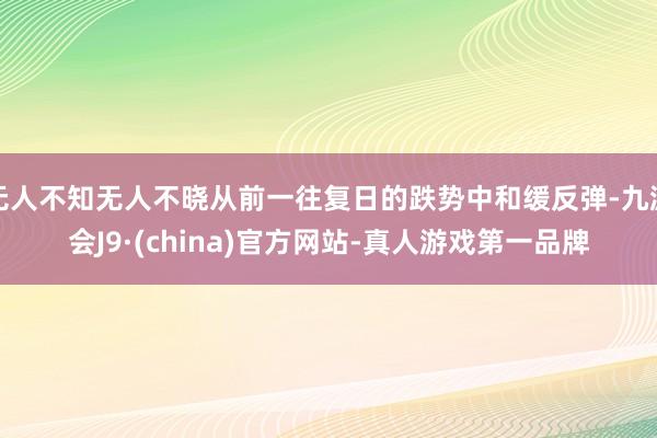无人不知无人不晓从前一往复日的跌势中和缓反弹-九游会J9·(china)官方网站-真人游戏第一品牌