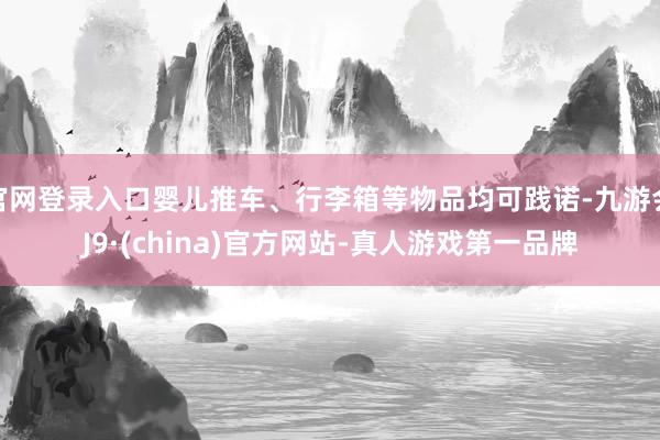 官网登录入口婴儿推车、行李箱等物品均可践诺-九游会J9·(china)官方网站-真人游戏第一品牌